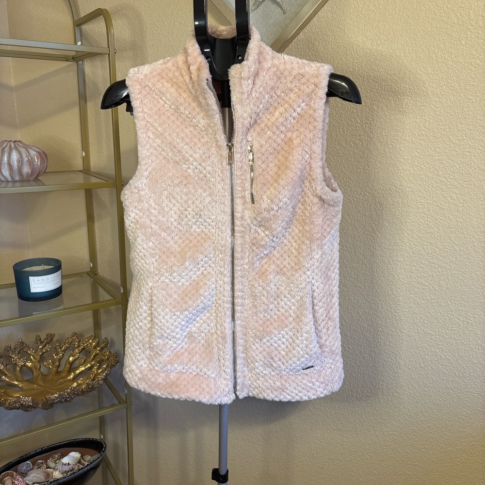 Calvin Klein‎ Faux Shearling Teddy Fleece Vest XS (Fits S)